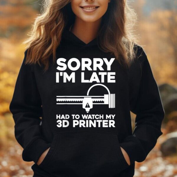 Funny 3D Printer Design For Men Women 3D Printing Printer Unisex Hoodie