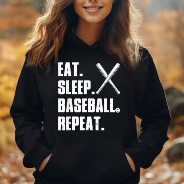 Funny Baseball Design For Men Women Baseball Player Sports Unisex Hoodie