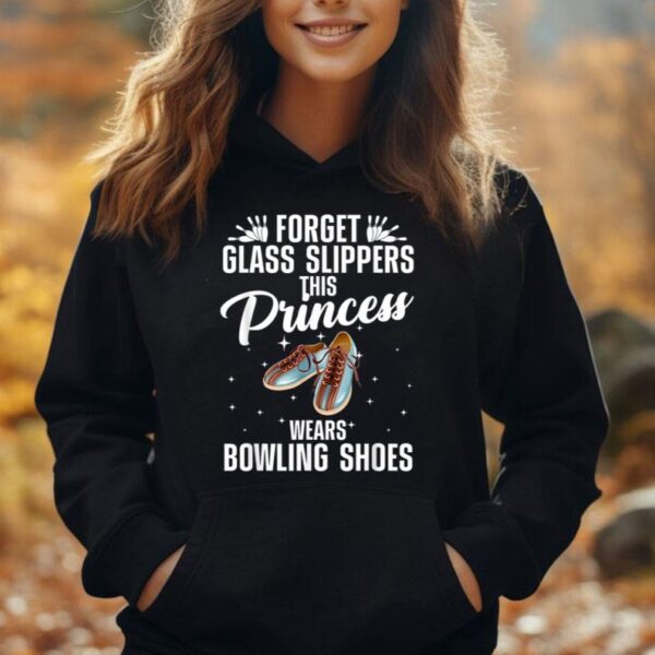 Funny Bowling Design For Women Girls Bowling Shoes Bowler Unisex Hoodie