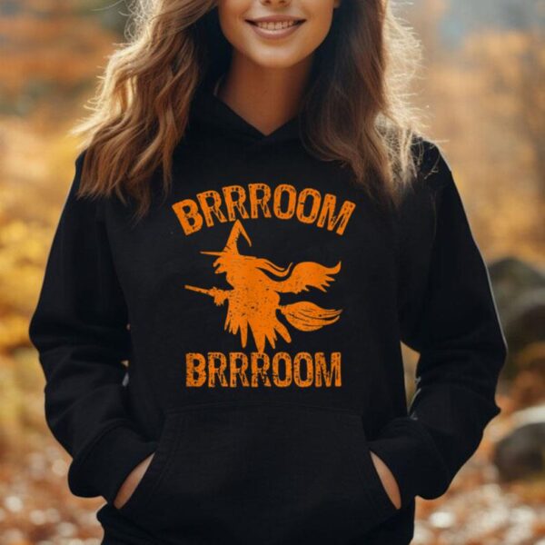 Funny Broom Broom Witch Halloween Unisex Hoodie