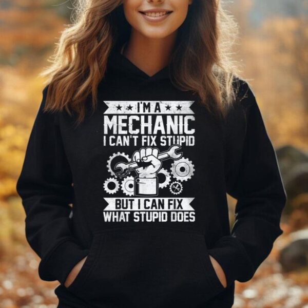 Funny Car Mechanic Engineer Men Women Kids Auto Mechanic Unisex Hoodie