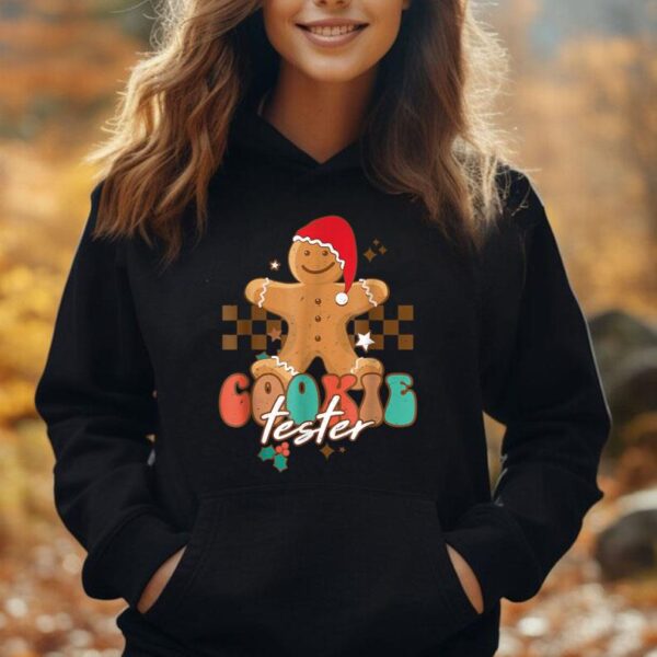 Funny Christmas Family Xmas Retro Cookie Tester Gingerbread Unisex Hoodie