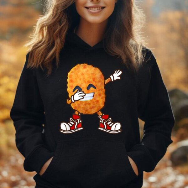 Funny Dabbing Chicken Nuggets Design For Kids Nugget Lover Unisex Hoodie