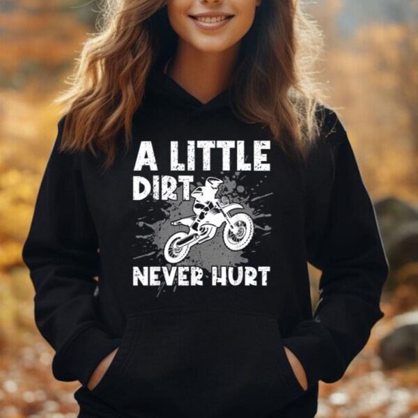 Funny Dirt Bike Design For Men Women Kids Motocross Riding Unisex Hoodie