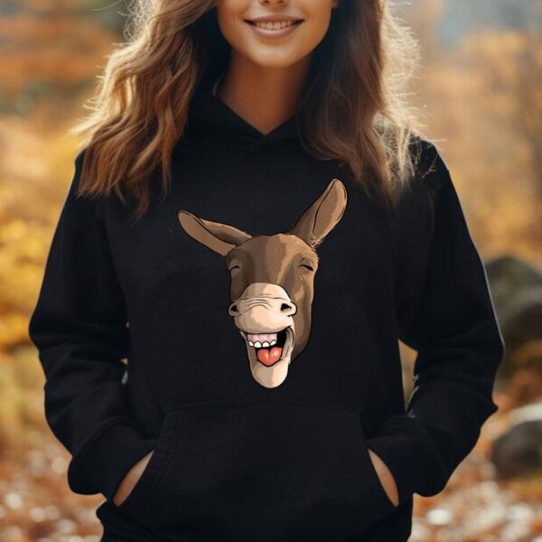 Funny Donkey Art For Men Women Kids Donkey Lover Farm Animal Unisex Hoodie