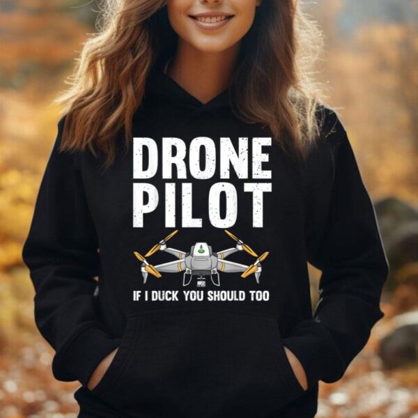 Funny Drone Pilot Design For Men Women Kids Drone Operator Unisex Hoodie