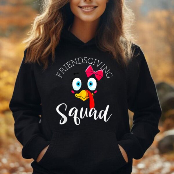 Funny Friendsgiving Squad Gifts Happy Thanksgiving Turkey Unisex Hoodie