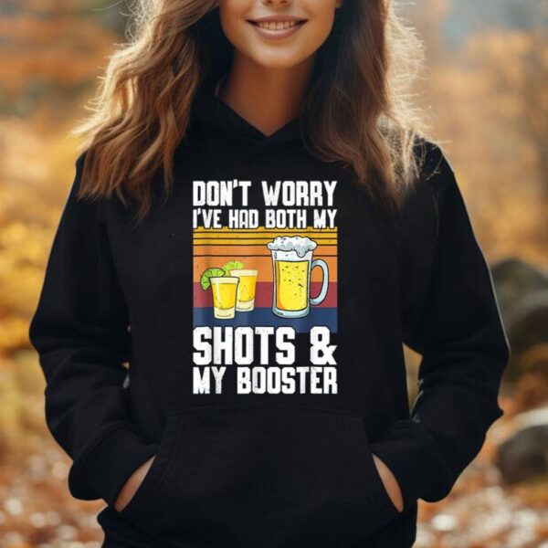 Funny Had My 2 Shots Don't Worry Had Both My Shots Tequila Unisex Hoodie