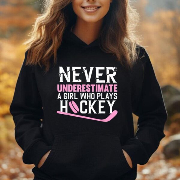 Funny Hockey Art For Girls Women Field Hockey Player Sport Unisex Hoodie