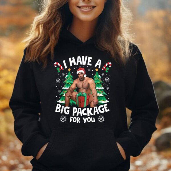 Funny I Have A Big Package For You Naughty Big Black Guy Unisex Hoodie