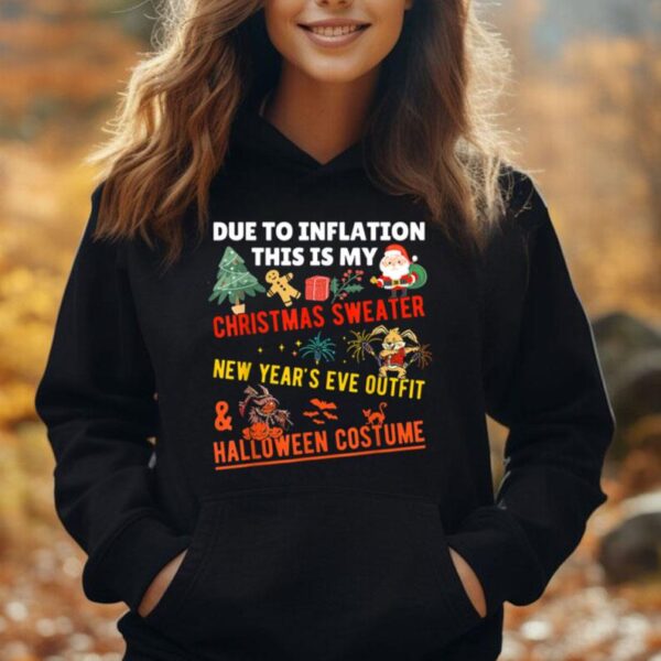 Funny Inflation Sarcasm New Year's Eve Xmas Christmas Unisex Hoodie