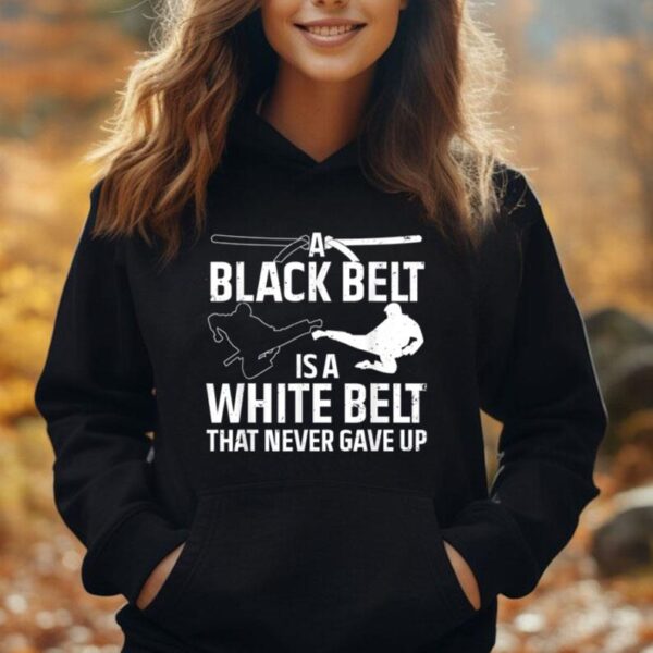 Funny Karate Design For Men Women Black Belt Martial Arts Unisex Hoodie