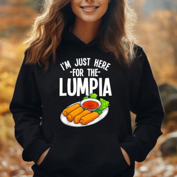 Funny Lumpia Art For Men Women Filipino Snack Lumpia Lover Unisex Hoodie