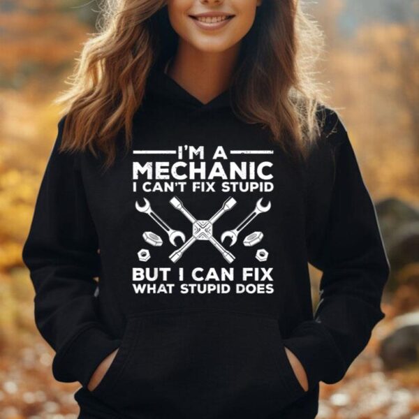 Funny Mechanic For Men Dad Car Auto Diesel Automobile Garage Unisex Hoodie