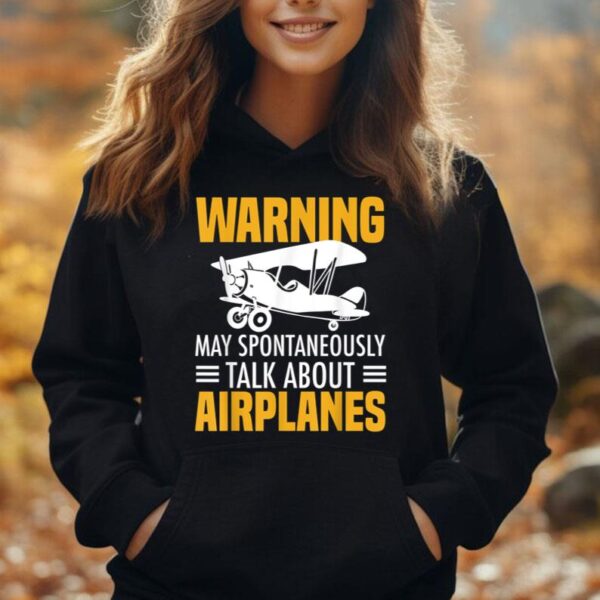 Funny Pilot Art For Men Women Aviation Pilot Airplane Lovers Unisex Hoodie