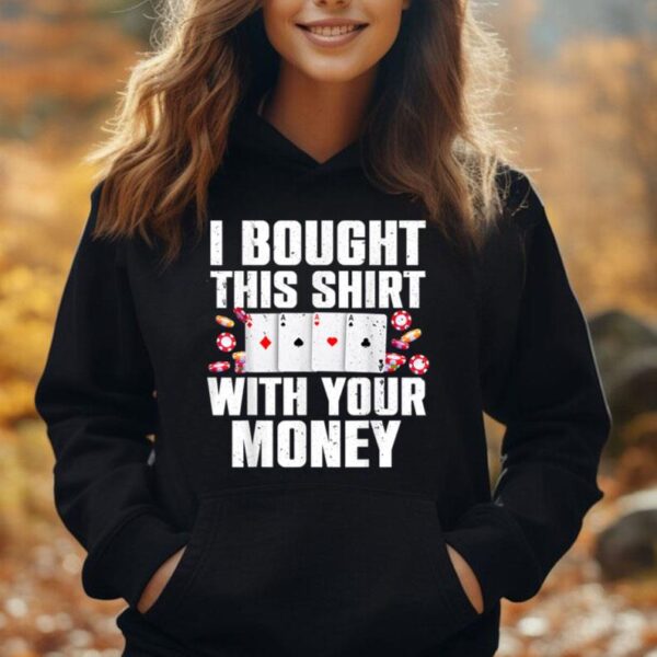 Funny Poker Art For Gambling Men Women Poker Player Gambler Unisex Hoodie