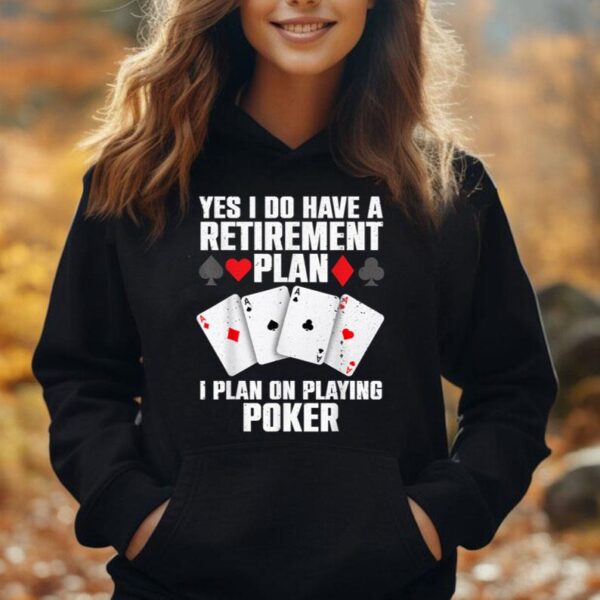 Funny Poker Design For Men Women Poker Player Casino Gambler Unisex Hoodie