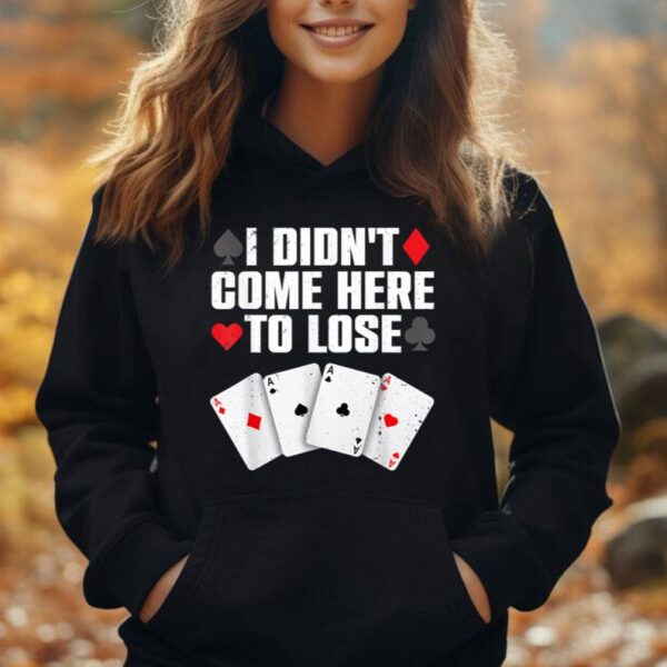 Funny Poker Player Design For Men Women Gamblers Poker Lover Unisex Hoodie