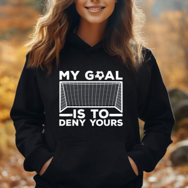 Funny Soccer Design For Men Women Goalkeeper Soccer Defender Unisex Hoodie