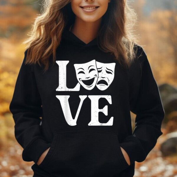 Funny Theater Art For Men Women Theater Acting Lover Drama Unisex Hoodie