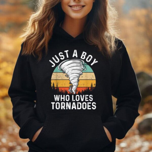 Funny Tornado Storm Chasing Twister Hurricane Boys Kids Unisex Hoodie