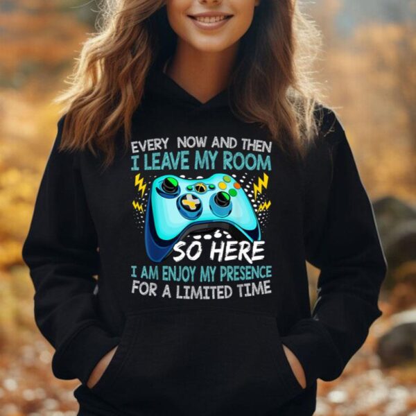 Funny Video Game Every Now And Then I Leave My Room Gamer Unisex Hoodie