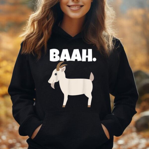 G.O.A.T.  The Greatest Of All Time  BAAH! Says The Goat Unisex Hoodie