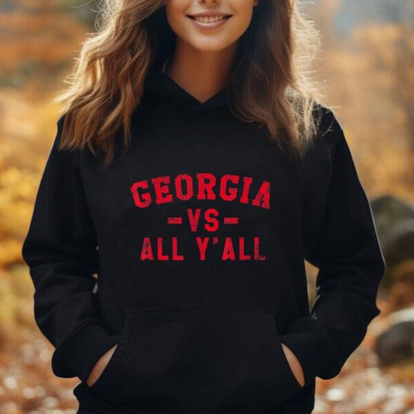 Georgia vs All Yall for Y'All Funny Georgia Men Women Unisex Hoodie