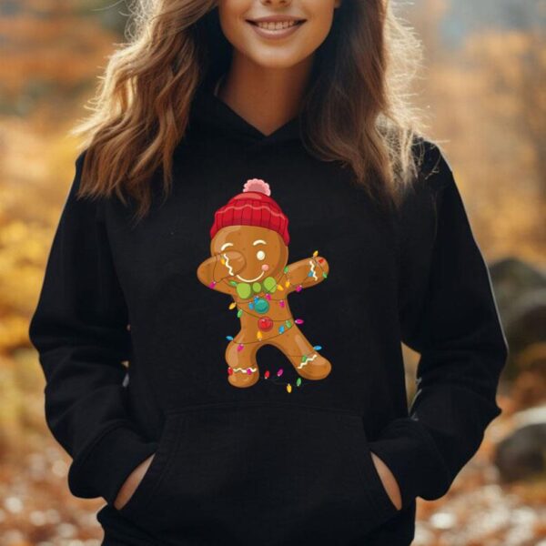 Gingerbread Christmas Tree Lights Cookie Baking Unisex Hoodie