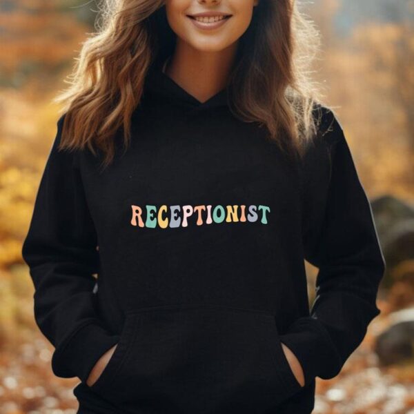 Groovy Receptionist Reception Receptionist Unisex Hoodie