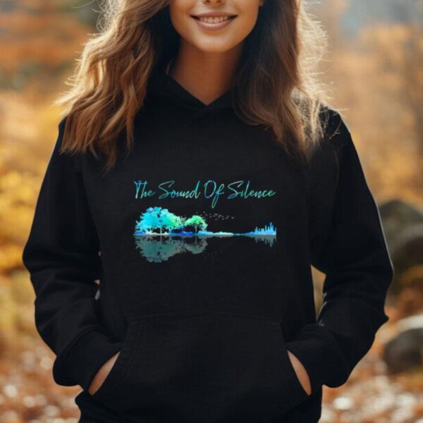 Guitar Artwork The Sound Of Silence - Nature Guitar Mixed Unisex Hoodie