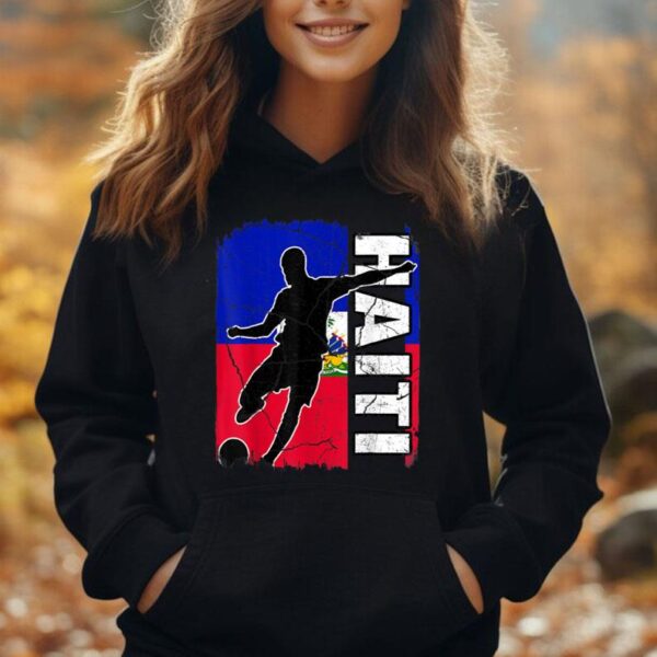 Haitian Soccer Team Haiti Flag Jersey Football Fans Unisex Hoodie