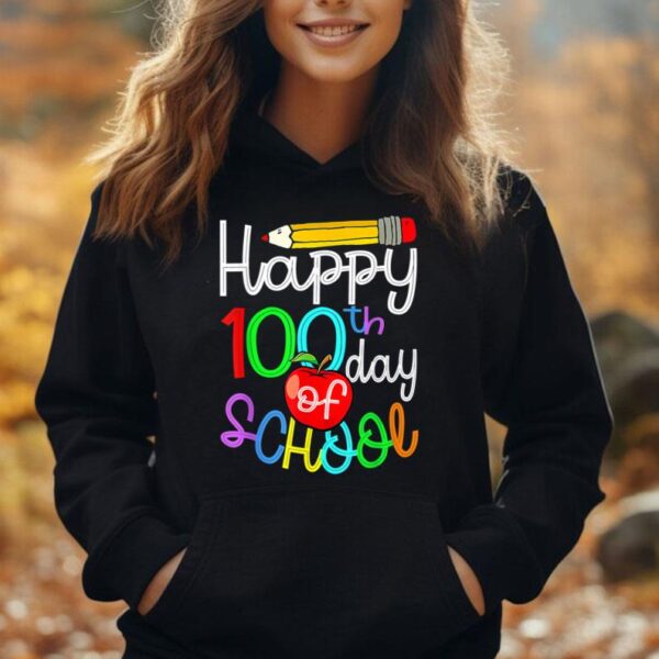 Happy 100th Day of School Gift for Adults Or Kids Unisex Hoodie