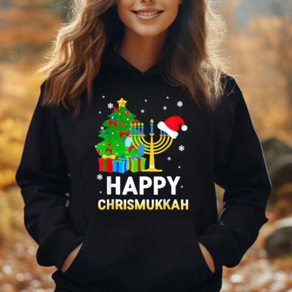 Happy Chrismukkah Jewish Christmas Hanukkah Holiday Chanukah Unisex Hoodie