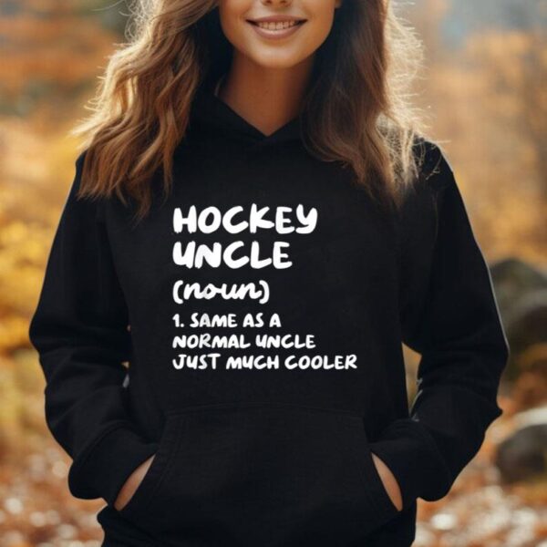 Hockey Uncle Definition Funny Sports Unisex Hoodie