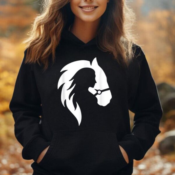 Horse Riding Horse Riding Horse Motif Love Lovers Unisex Hoodie