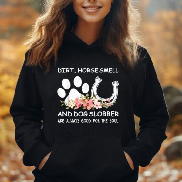 Horse Smell And Dog Slobber Shirt Animal Lovers Women Men Unisex Hoodie