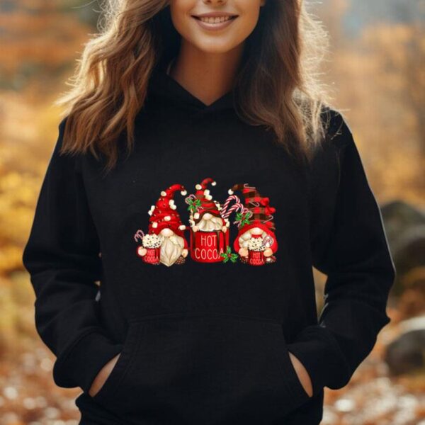 Hot Cocoa Gnomes Drink Hot Chocolate Watch Christmas Movies Unisex Hoodie