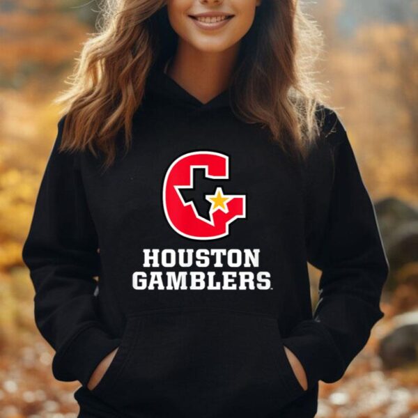 Houston Gamblers Logo Unisex Hoodie