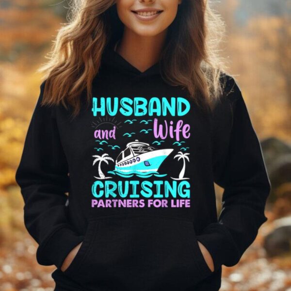 Husband Wife Cruising Partners for Life Unisex Hoodie