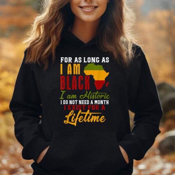 I Am Black History Lifetime Cool Black History Month Unisex Hoodie