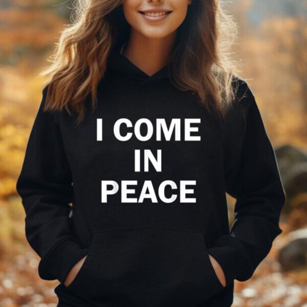 I Come In Peace Funny Couple I'm Peace Unisex Hoodie