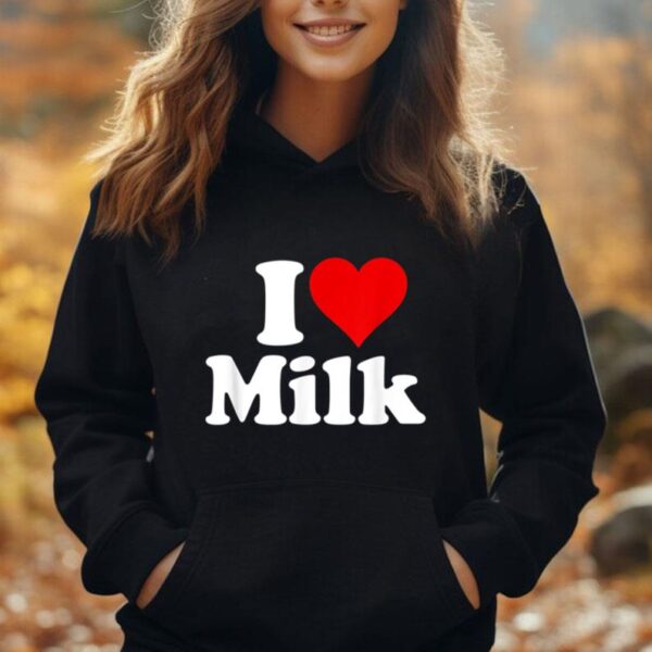 I LOVE HEART MILK Unisex Hoodie