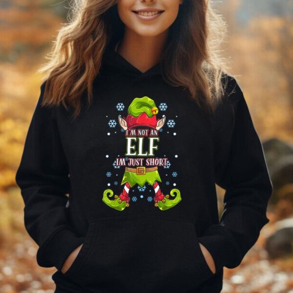 I'm Not An Elf Elf Matching Family Group Christmas Party Unisex Hoodie