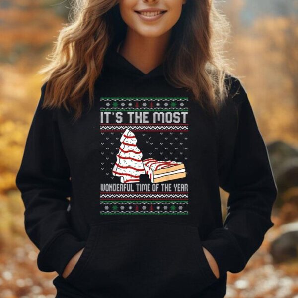 Its The Most Wonderful Time Of The Year Christmas tree cake Unisex Hoodie