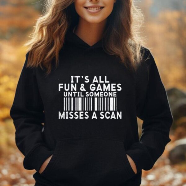 Its all Fun and Games until someone misses a Scan Postal Unisex Hoodie