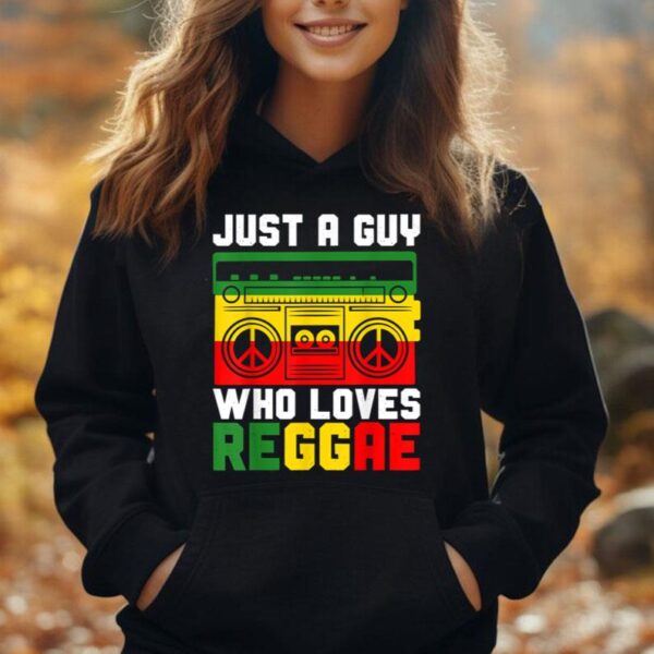 Jamaican Reggae Music Just A Guy Who Loves Reggae Unisex Hoodie