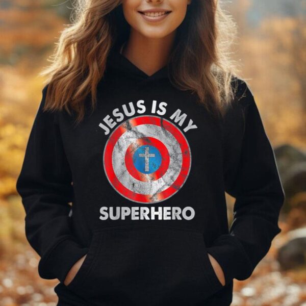 Jesus Is My SuperHero Christian Jesus Lovers Men Women Kid Unisex Hoodie