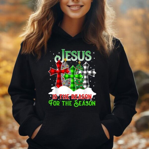 Jesus Is The Reason For The Season Holiday Christmas Pyjama Unisex Hoodie