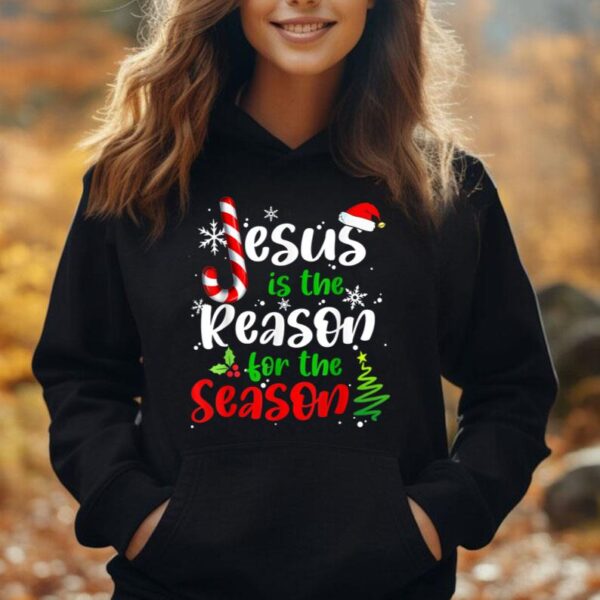 Jesus is The Reason for The Season Christian Faith Christmas Unisex Hoodie